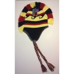 Mohawk Winter Hat Helmet Thermo Fleece Lined Outdoor Sport Punk Hippie Unisex